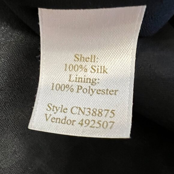 Caslon blue patterned midi skirt size L - Picture 4 of 5